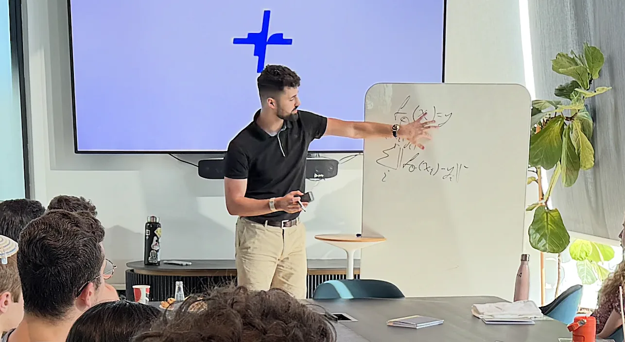 A hands-on workshop session on campus